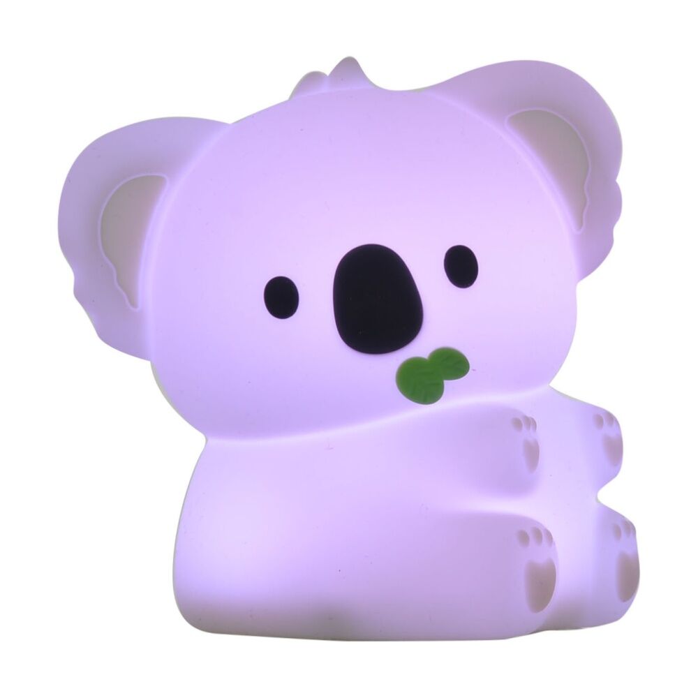 Gibson Gifts Koala LED Night Light Rechargeable Silicone Grey — image 5