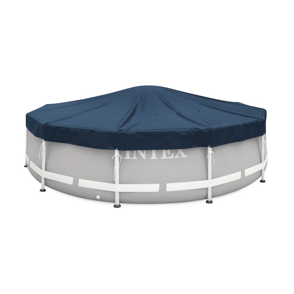 Intex Winterizing Pool Pillow - Absorbs Pressure From Ice Expansion - Fits Round Pools Up To 7.32m - Includes 4 Securing Ropes - 91cm x 50cm Blue PVC — image 6