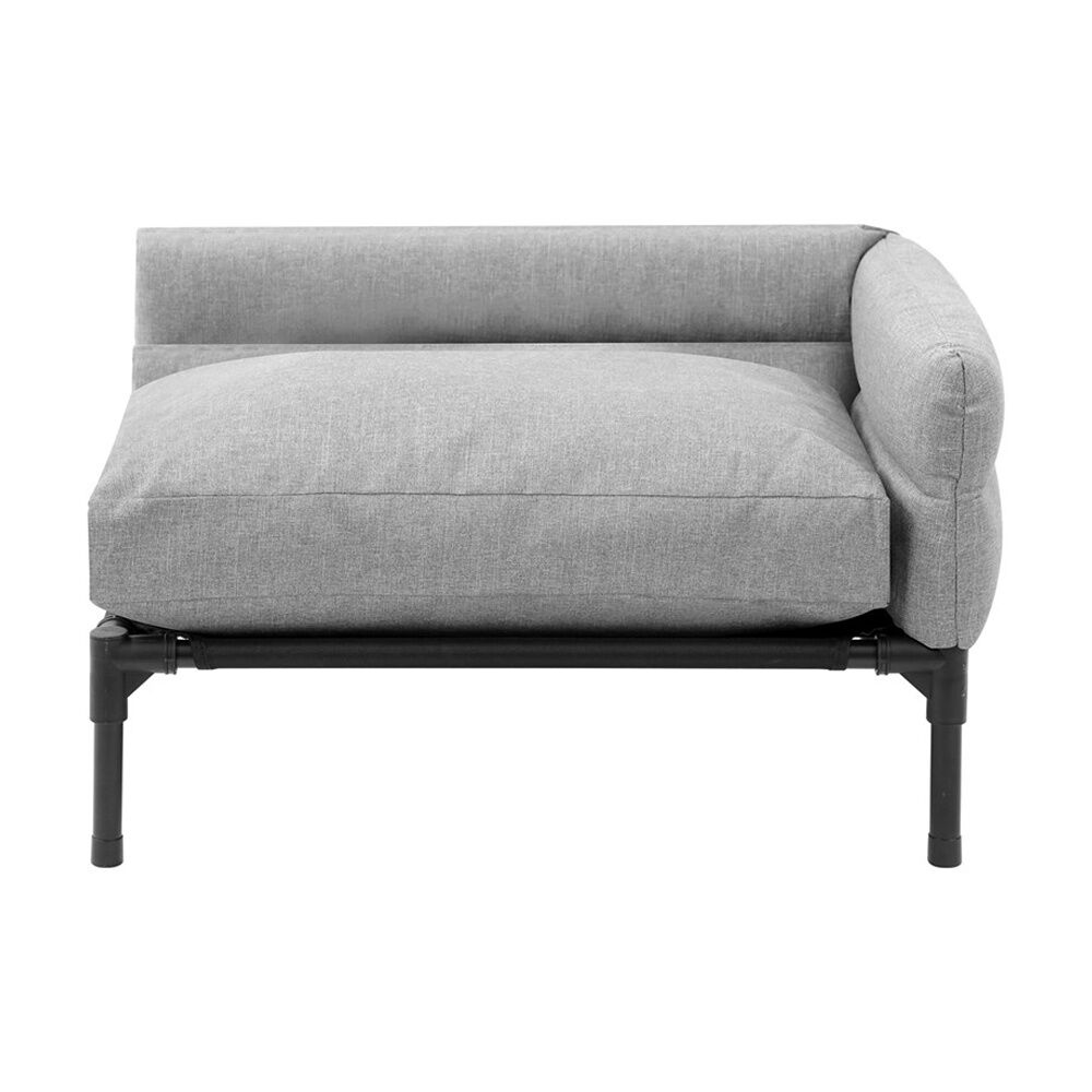 Paws and Claws Elevated Sofa Pet Dog Bed 64.5x49x38.5cm Linen Grey Medium (2 Pack) — image 3