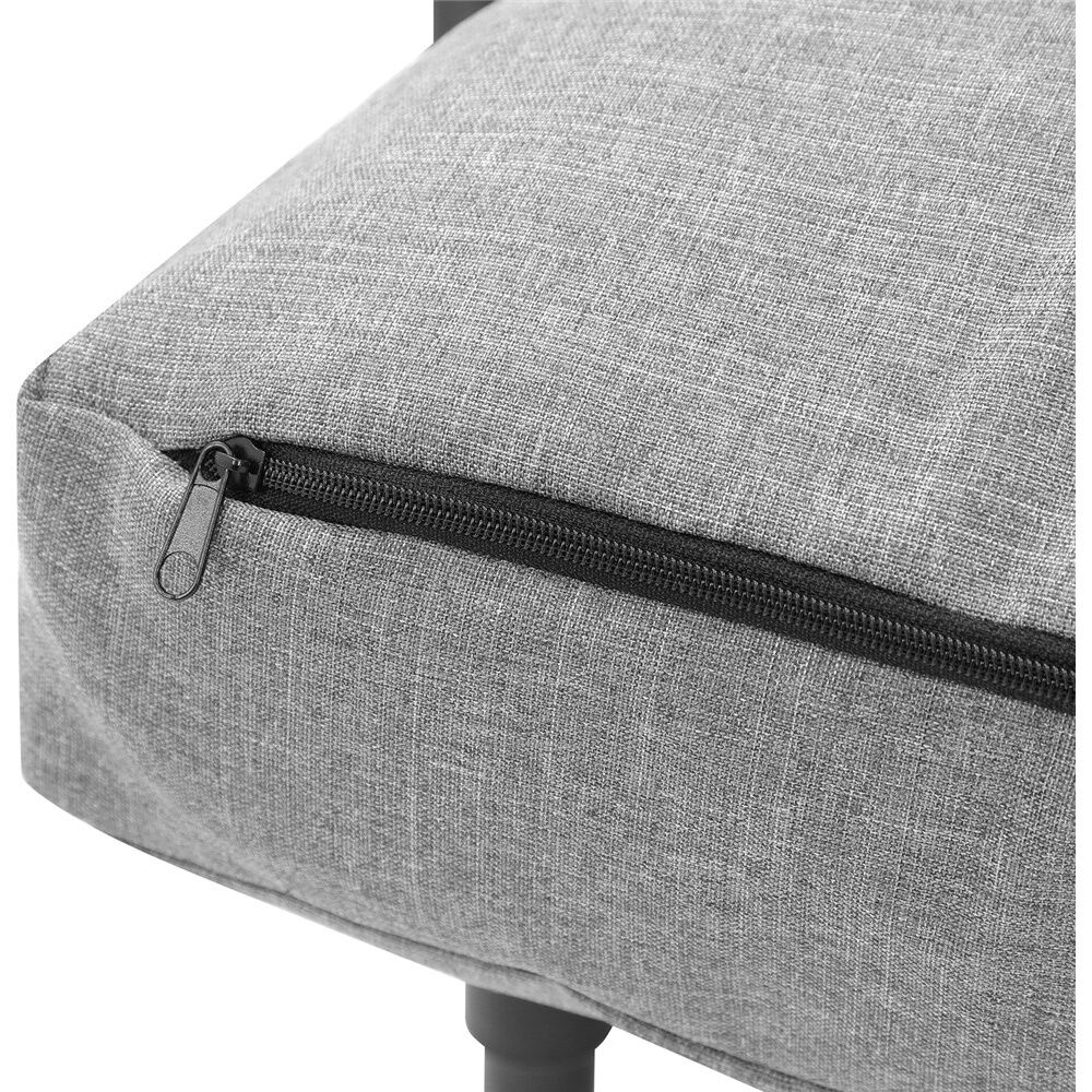 Paws and Claws Elevated Sofa Pet Dog Bed 64.5x49x38.5cm Linen Grey Medium (2 Pack) — image 7