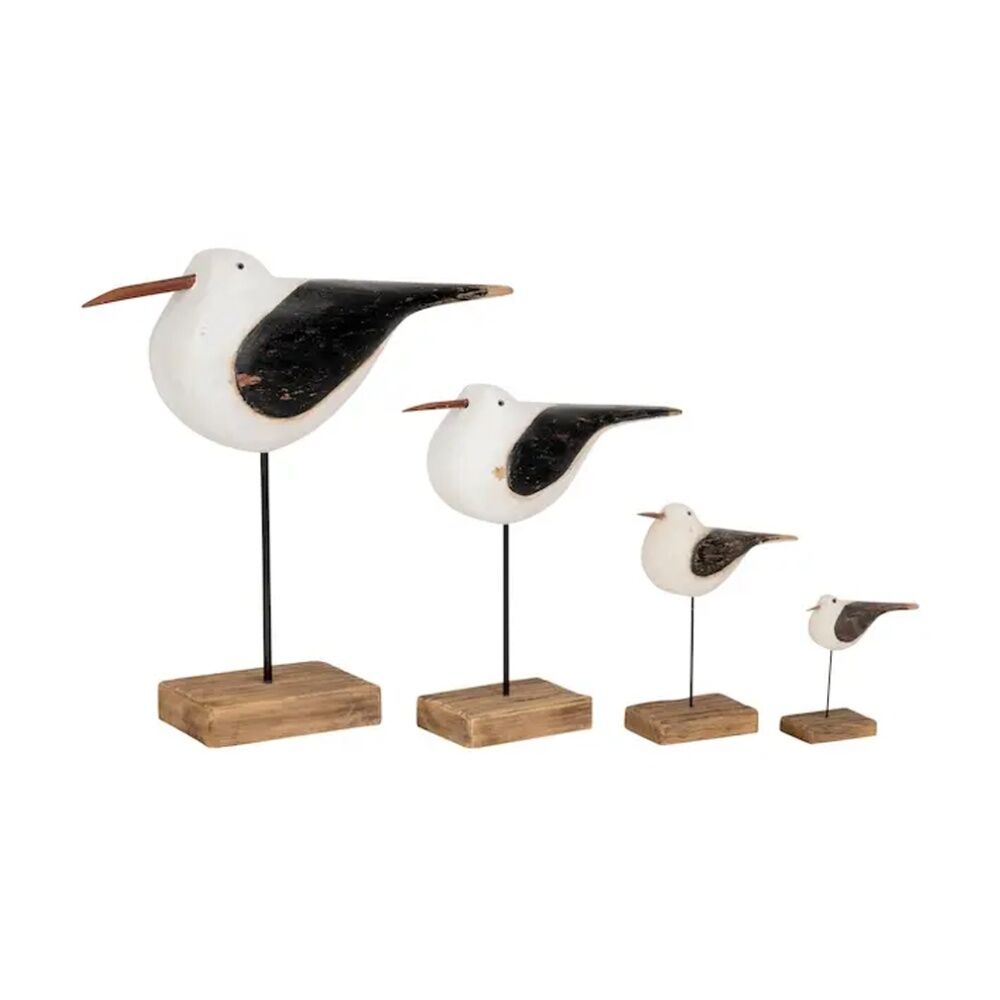 A.Fresco Large Timber Seabird Indoor/Outdoor Home Decor Ornament 20x18x6.8cm (2 Pack) — image 4