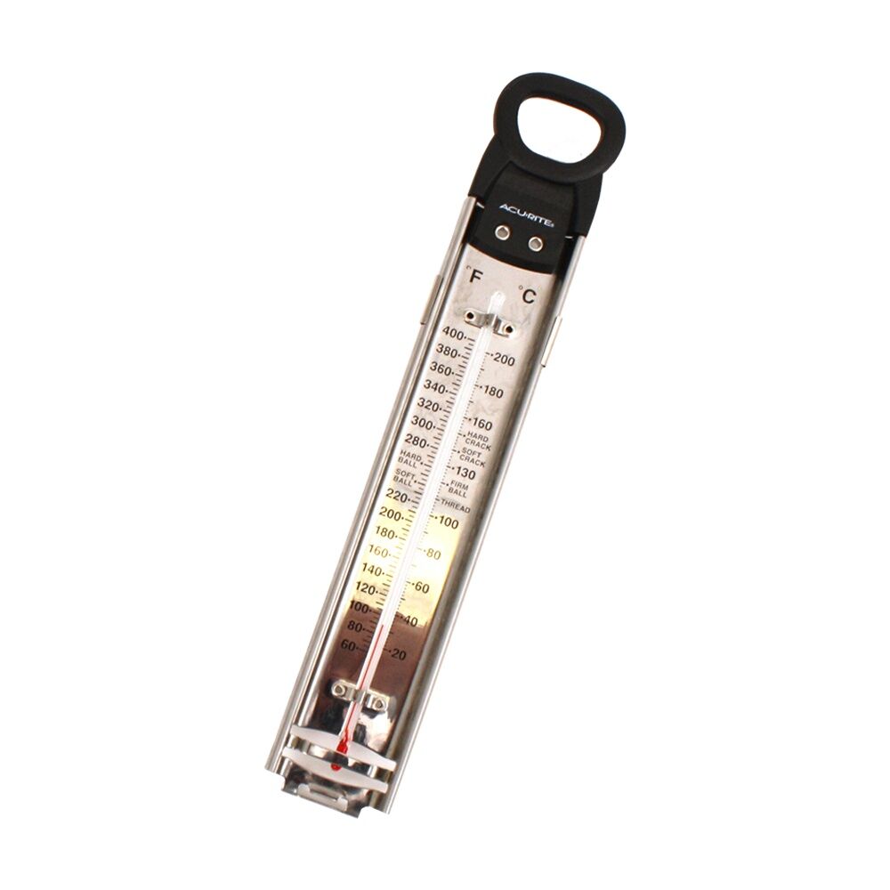 Acurite Stainless Steel Candy & Deep Fry Thermometer w/ Adjustable Clip (2 Pack) — image 4