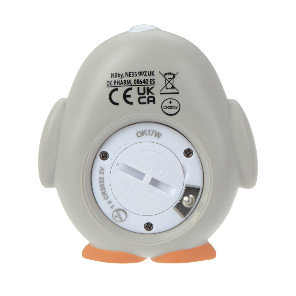 Nuby Penguin Bath Floating Thermometer Accurate Temp Display White 0m+ (2 Pack) — image 4