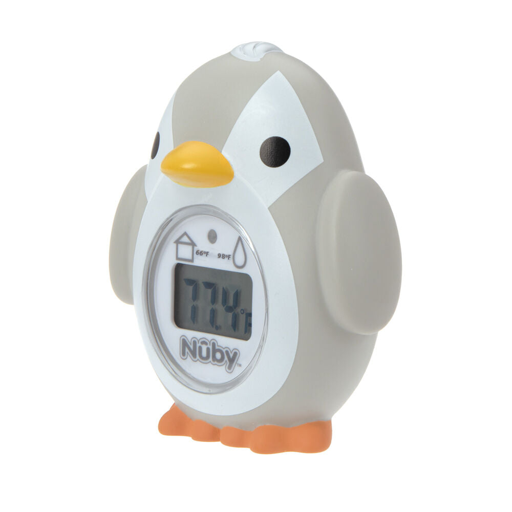 Nuby Penguin Bath Floating Thermometer Accurate Temp Display White 0m+ (2 Pack) — image 3