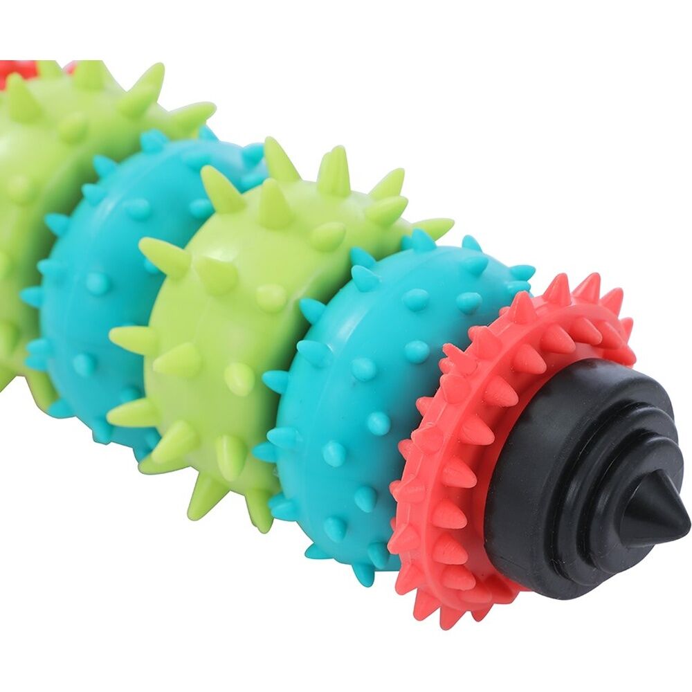 Paws and Claws Clean N Chew TPR Heavy Duty Rubber Dental Dog Toy 17cm Assorted (12 Pack) — image 6
