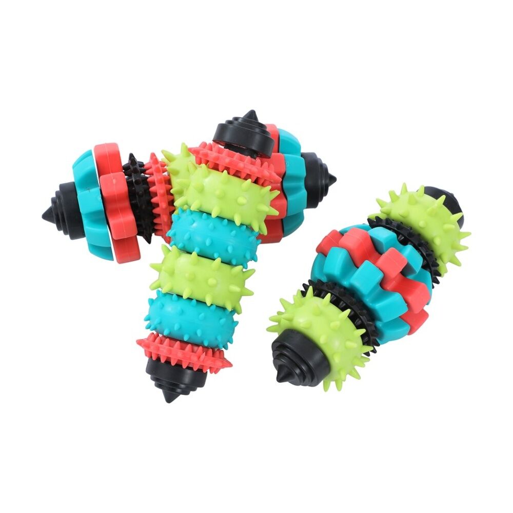 Paws and Claws Clean N Chew TPR Heavy Duty Rubber Dental Dog Toy 17cm Assorted (12 Pack) — image 9