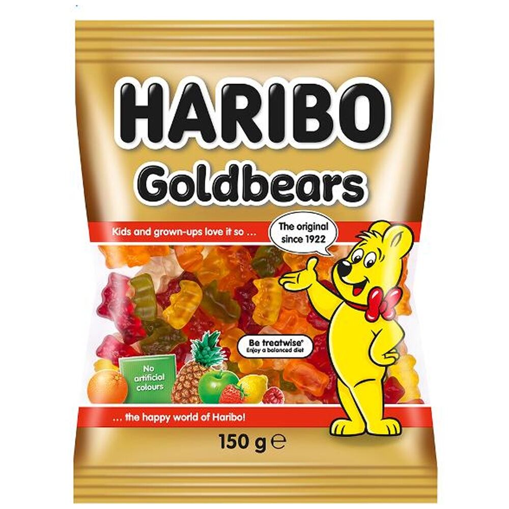 Haribo Goldbears 150g Party Favours Gummies/Lollies/Candy