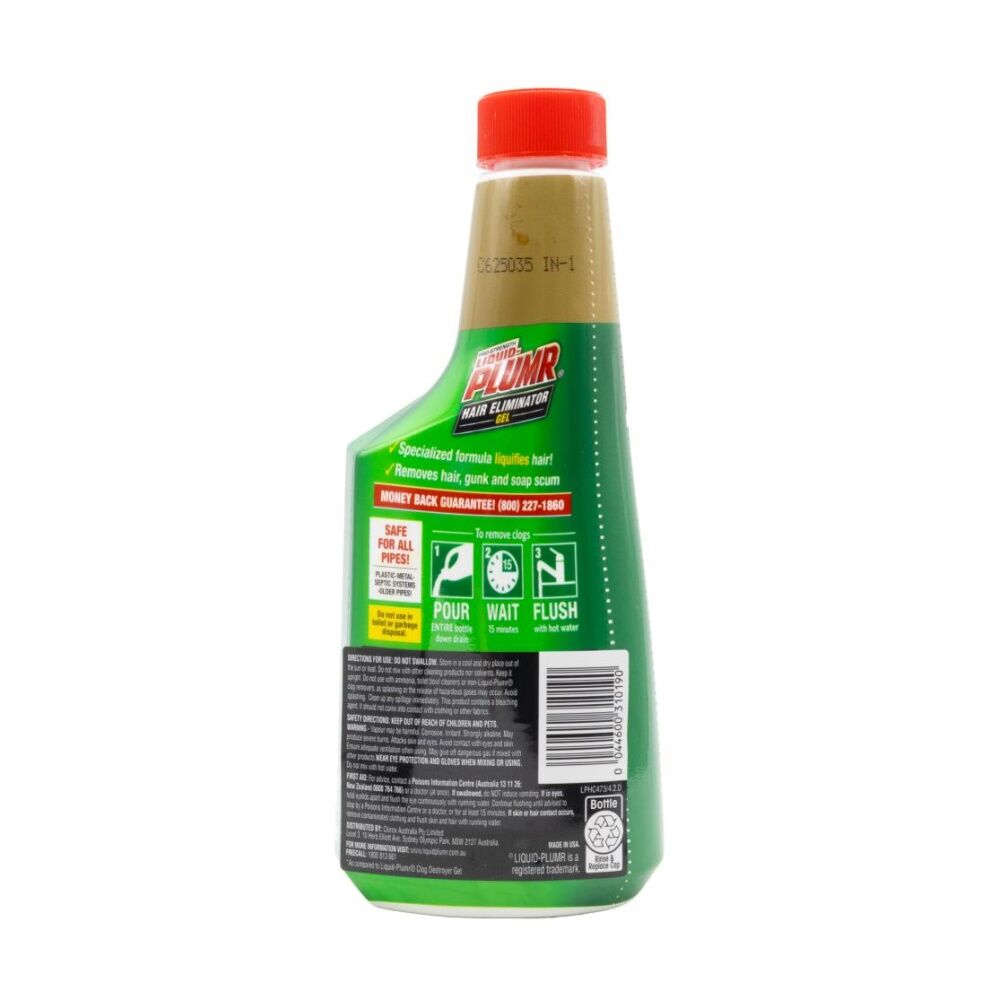 Liquid Plumr Pro Strength Hair Eliminator Gel Clog Remover 473mL (12 Pack) — image 3