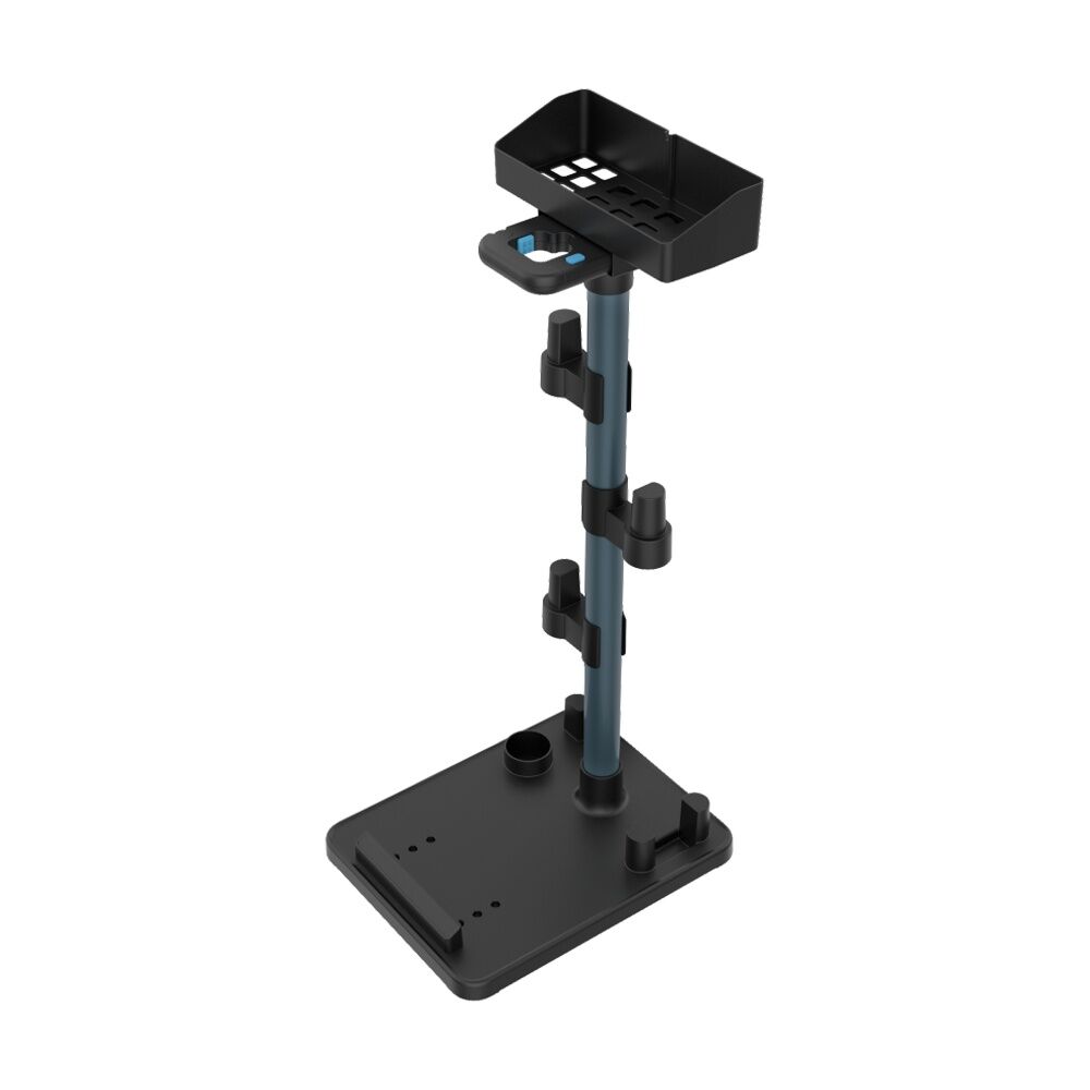 Cleanup Universal Stick Vacuum Stand - Freestanding Storage Solution - Sturdy Steel Frame - Compatible With Most Leading Stick Vacuums - Slim — image 2