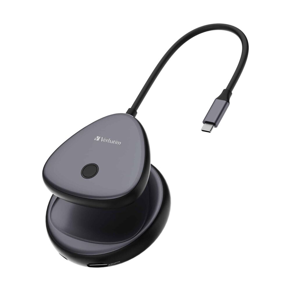 Verbatim 4K Portable USB-C Wireless 30hz HDMI Adapter Universal Compatible