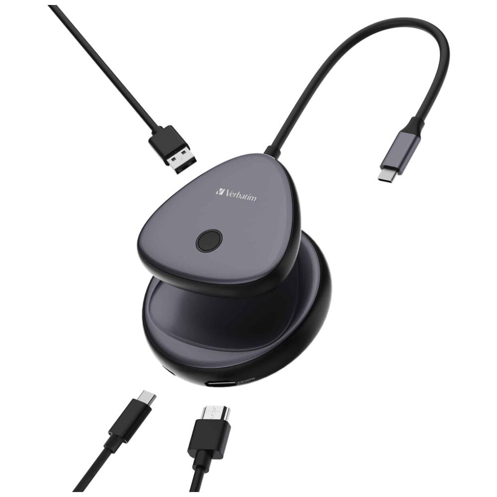 Verbatim 4K Portable USB-C Wireless 30hz HDMI Adapter Universal Compatible — image 2