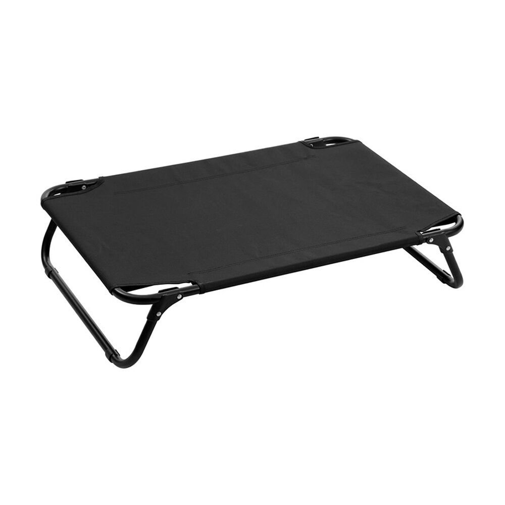 Paws and Claws Foldable Elevated Dog Pet Bed Black 80x55x18cm Medium (2 Pack) — image 7