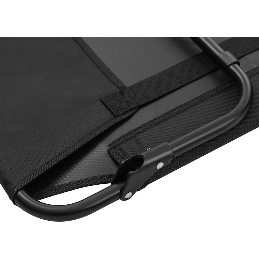 Paws and Claws Foldable Elevated Dog Pet Bed Black 105x65x18cm Large (2 Pack) — image 5