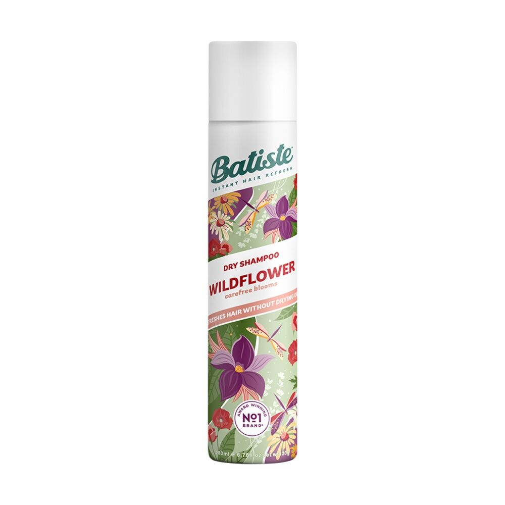 Batiste Dry Shampoo Wildflower Carefree Blooms Scent Hair Care 200mL Batiste