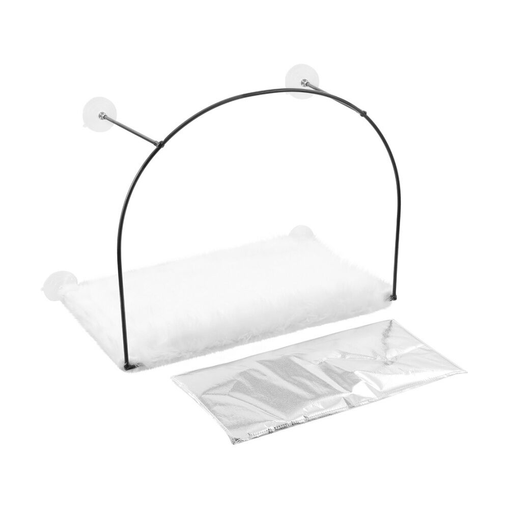 Paws and Claws Cat Window Arch Hammock w/ Self Warming Insert 50x40x30cm (2 Pack) — image 9