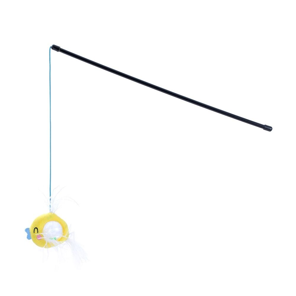 Paws and Claws Cara Cat Rattle Belly Fish Dangler Plush Interactive Pet Toy 30cm (6 Pack) — image 5