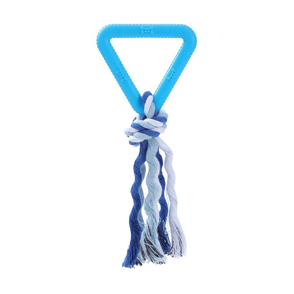 Paws and Claws Triangle TPR & Rope Durable Dog Pet Toy 17x1.6cm Assorted (6 Pack) — image 5