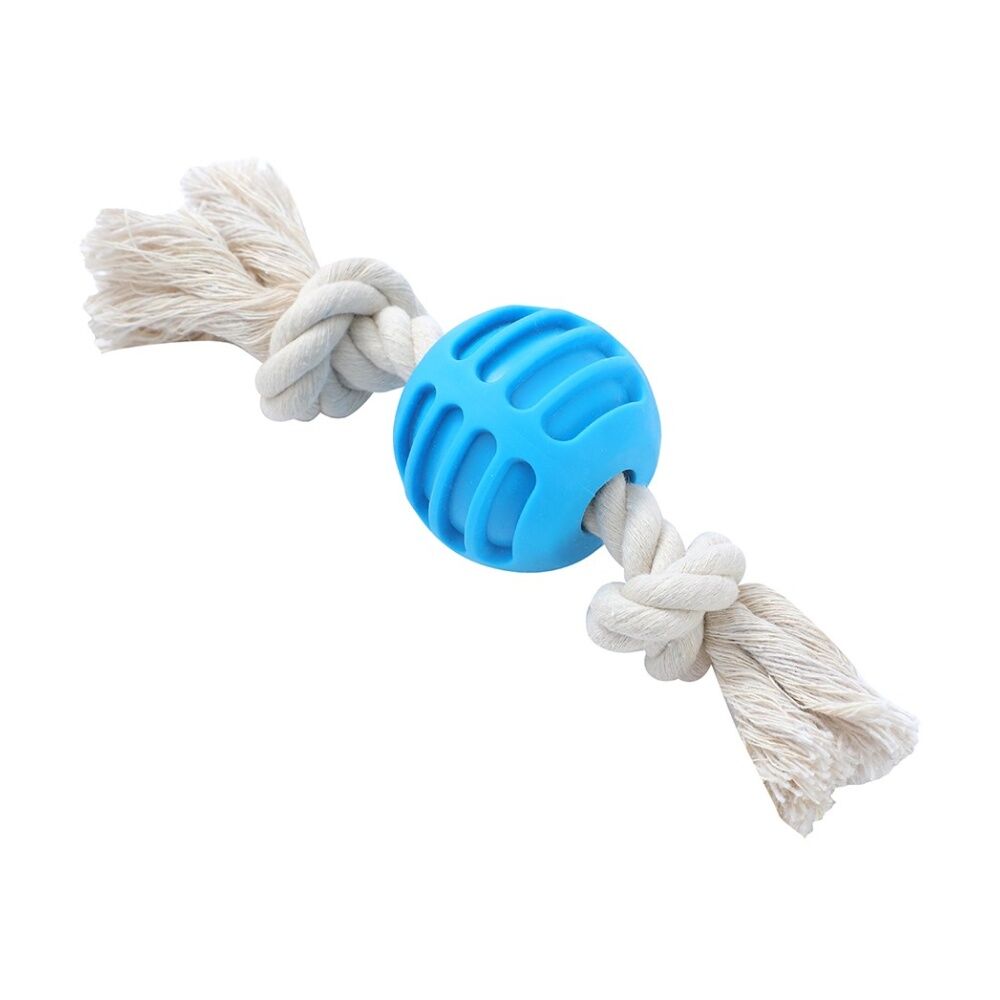 Paws and Claws TPR Ball & Rope Dog Pet Chew Toy 22x6x1.5cm Assorted (12 Pack) — image 10