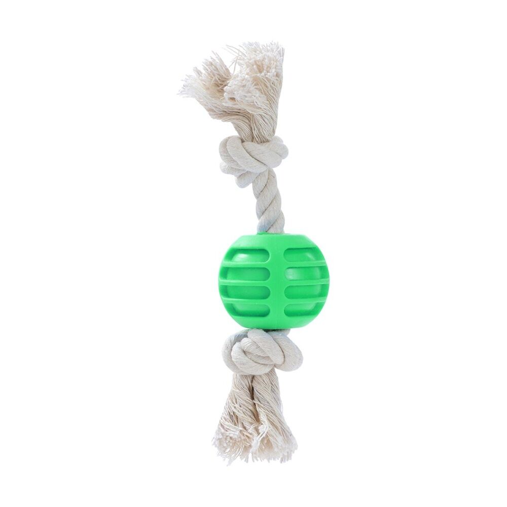 Paws and Claws TPR Ball & Rope Dog Pet Chew Toy 22x6x1.5cm Assorted (12 Pack) — image 5