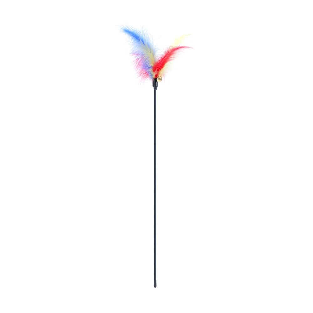 Paws and Claws Feather Teaser Dangler Pet Cat Play Toy 60cm Assorted (12 Pack) — image 8