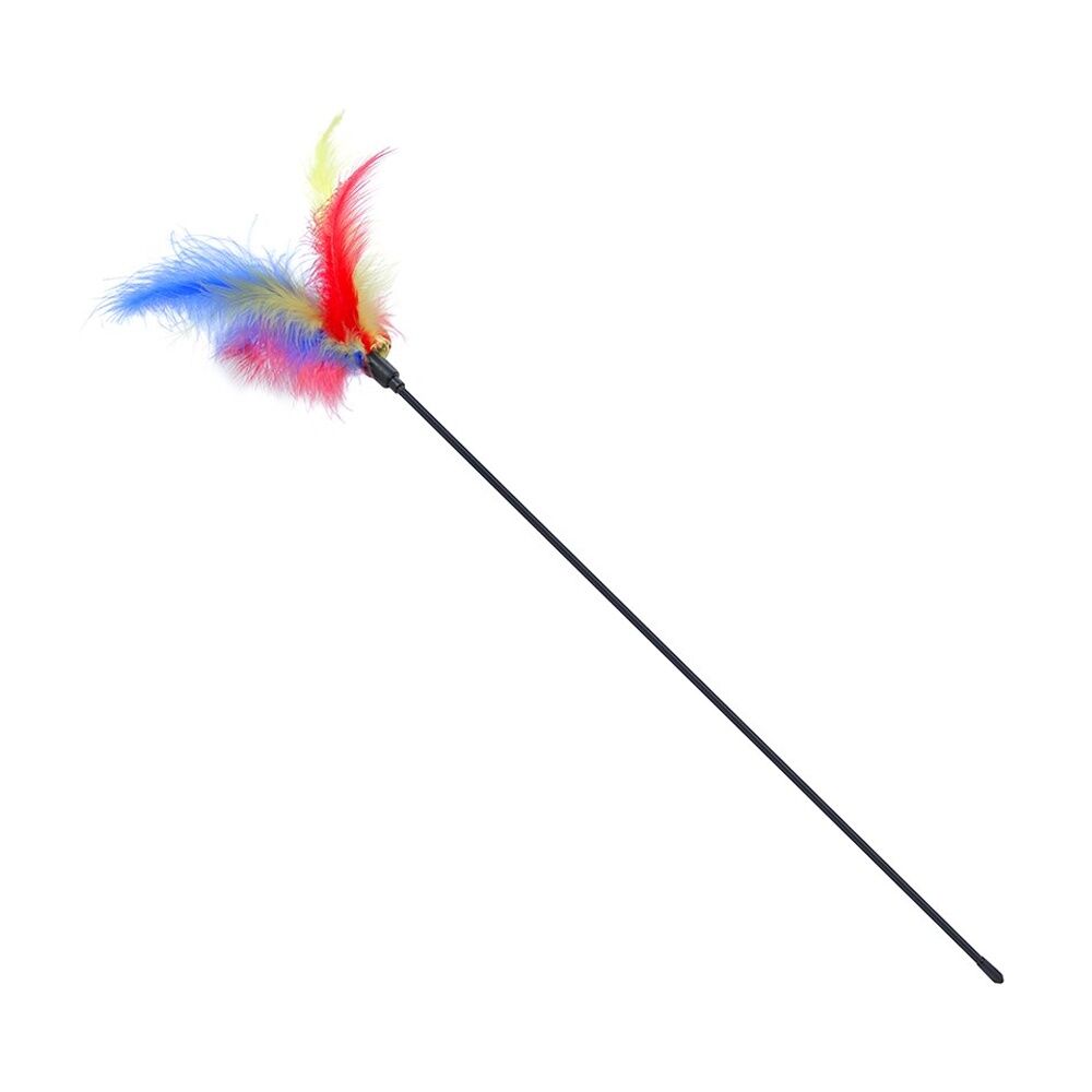 Paws and Claws Feather Teaser Dangler Pet Cat Play Toy 60cm Assorted (12 Pack) — image 9