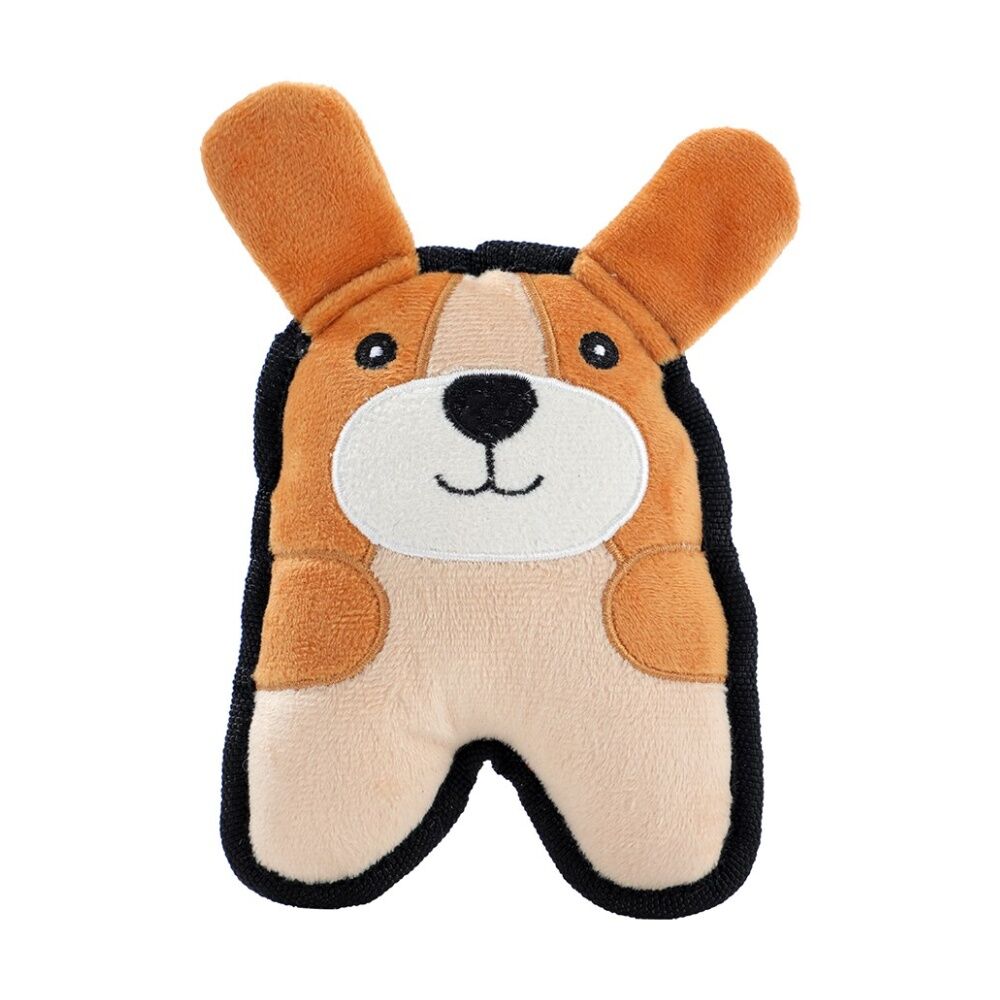 Paws and Claws Tiny Tuff Plush Squeaky Animals Pet Dog Chew/Cuddle Toy Assorted (12 Pack) — image 8