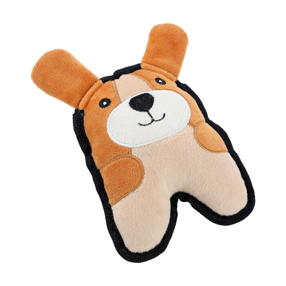 Paws and Claws Tiny Tuff Plush Squeaky Animals Pet Dog Chew/Cuddle Toy Assorted (12 Pack) — image 9