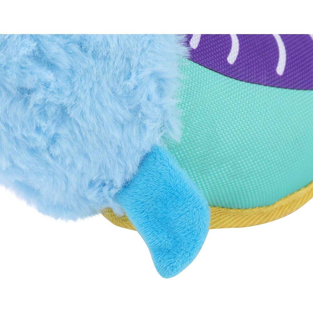 Paws and Claws Plush Fish Interactive Pet Dog Chew/Cuddle Squeaker Toy 25x13cm (12 Pack) — image 6