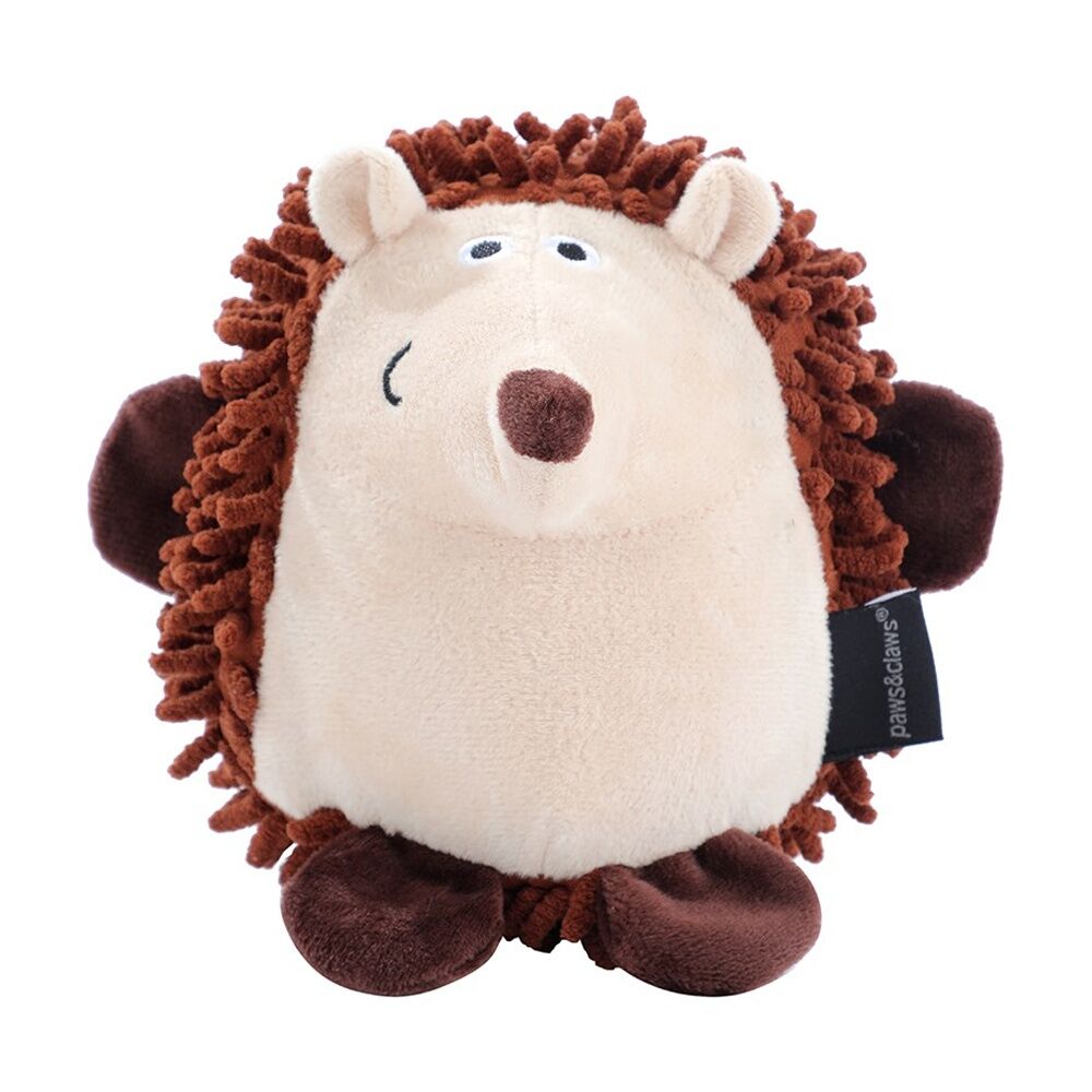 Paws and Claws Plush Hedgehog Pet Dog Chew/Cuddle Squeaker Toy Assorted (3 Pack) — image 9
