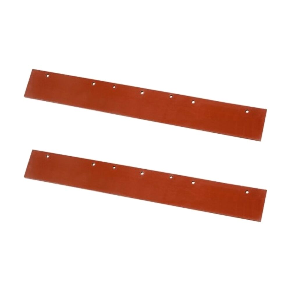 Edco Heavy Duty Grease Resistant Rubber Floor Squeegee Refill Red 45cm (2 Pack)
