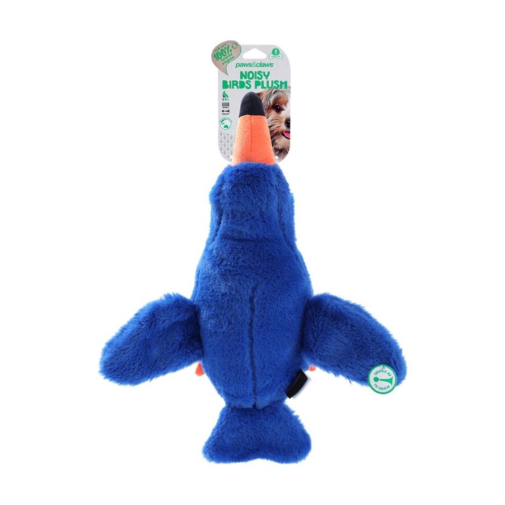 Paws and Claws Plush Honking Birds Pet Dog Chew/Cuddle Squeaker Toy Assorted (6 Pack) — image 8
