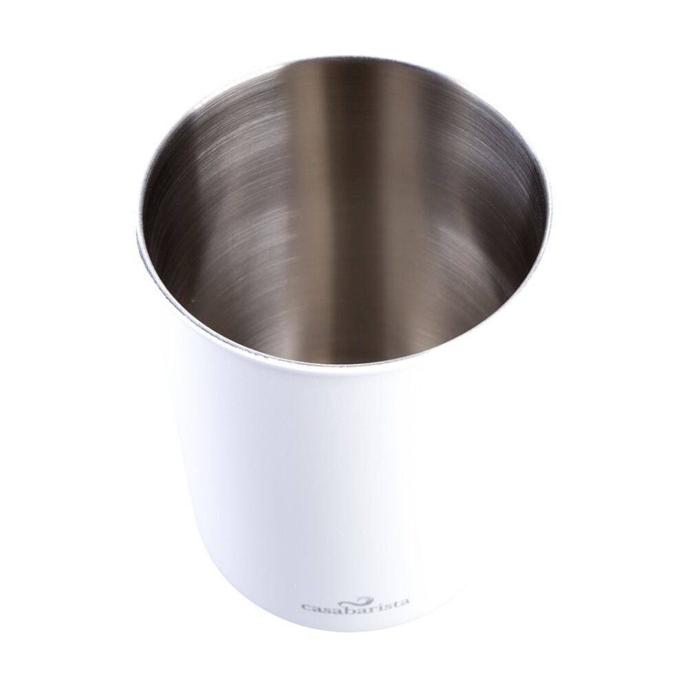 Casabarista Stainless Steel Vacuum Seal Coffee Canister White 1.3L Casabarista — image 8