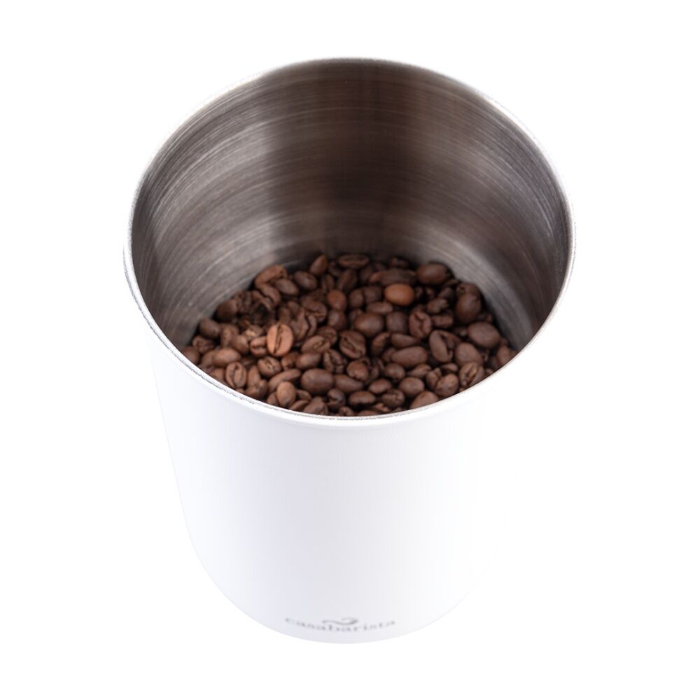 Casabarista Stainless Steel Vacuum Seal Coffee Canister White 1.3L Casabarista — image 9