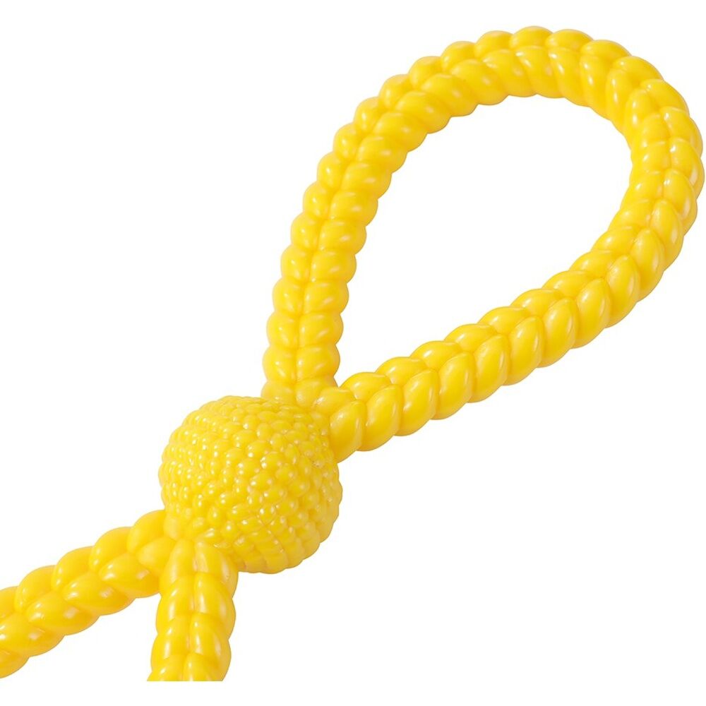 Paws and Claws Vinyl Double Loop Pet Dog Chew/Tugger Toy 27x8cm Assorted (12 Pack) — image 6