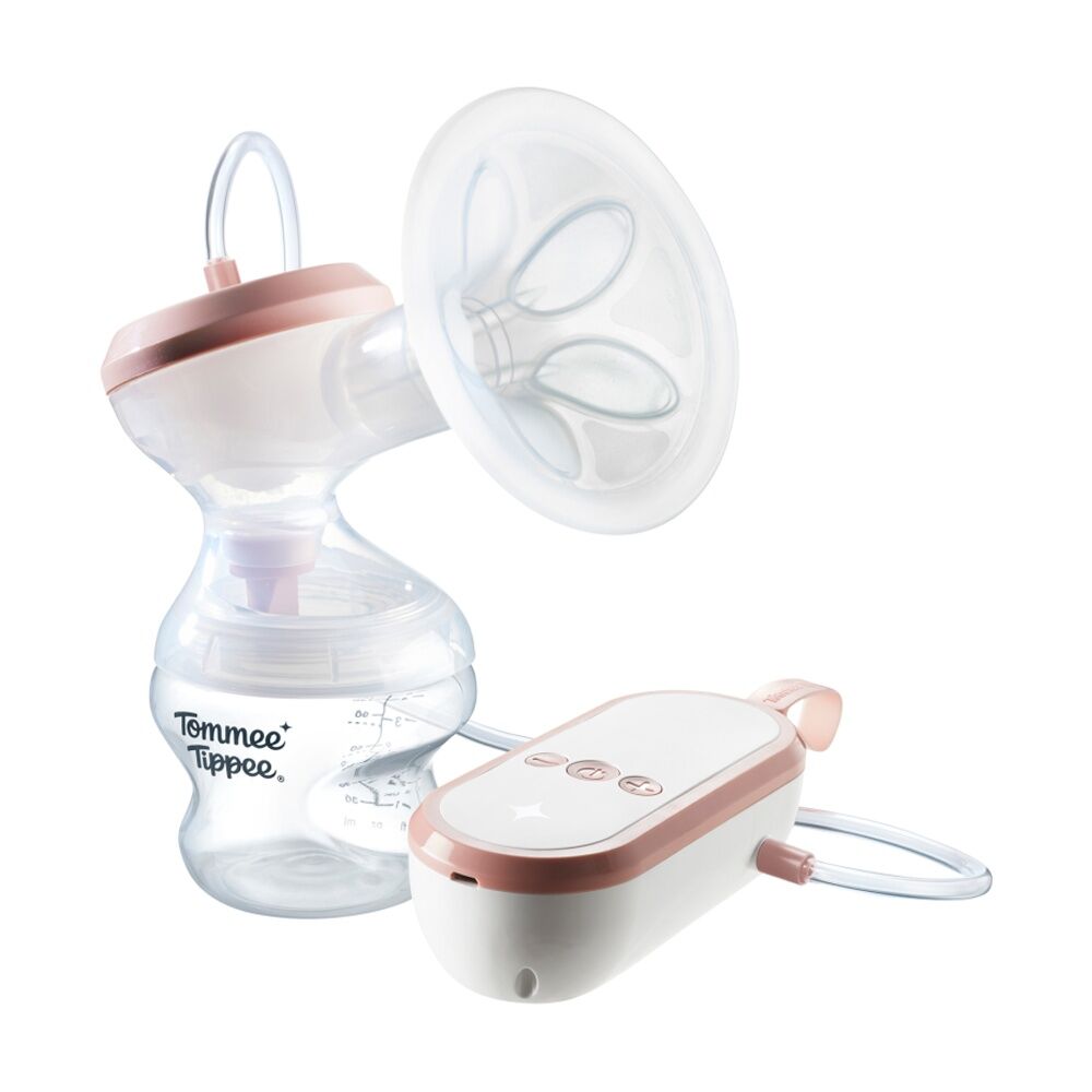 Tommee Tippee White Single Electric Breast Pump Hospital Grade Silicone