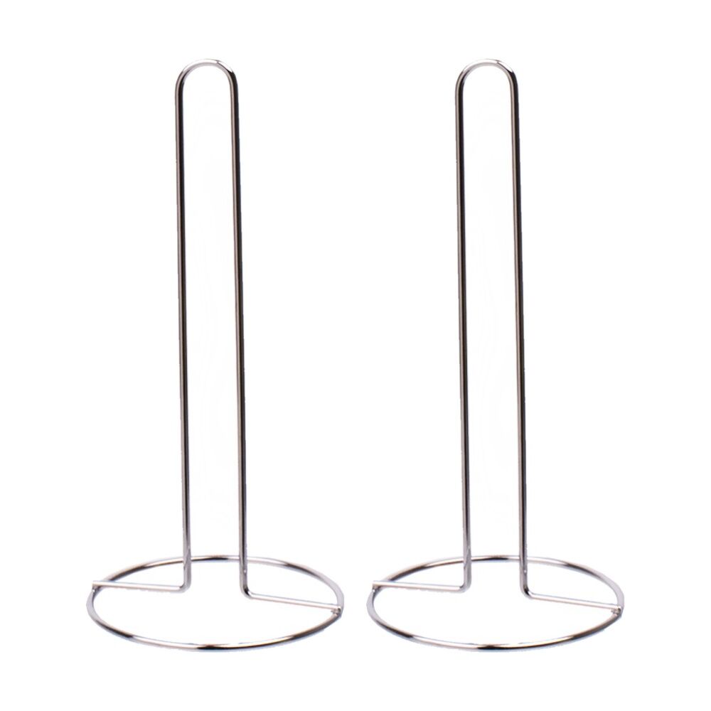 Entree Paper Towel Holder Kitchen Bathroom Accessory Chrome 28.5cm (2 Pack)