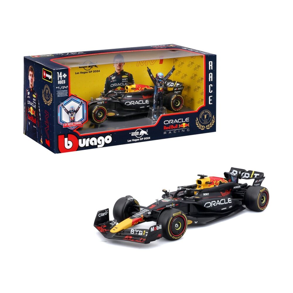 Bburago 1:24 2024 Red Bull Racing RB20 With Verstappen #1 Figurine In WB - Detailed Die-Cast Model Car — image 4