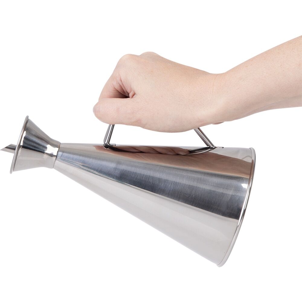 Appetito Durable Stainless Steel Oil Can w/ Vented Spout 500ml (2 Pack) — image 7