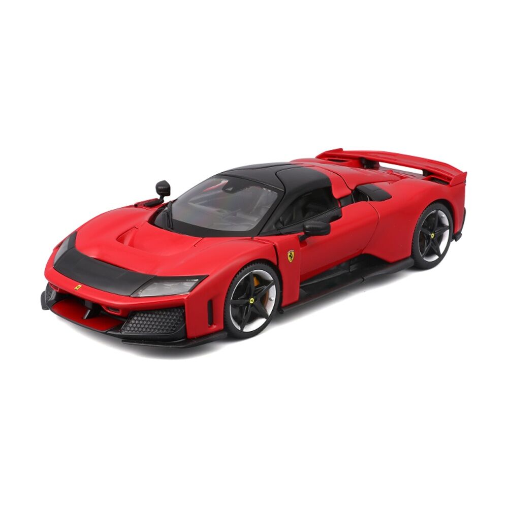 Bburago 2024 Ferrari F-80 Sports Car Model Red Black Diecast Toy Bburago
