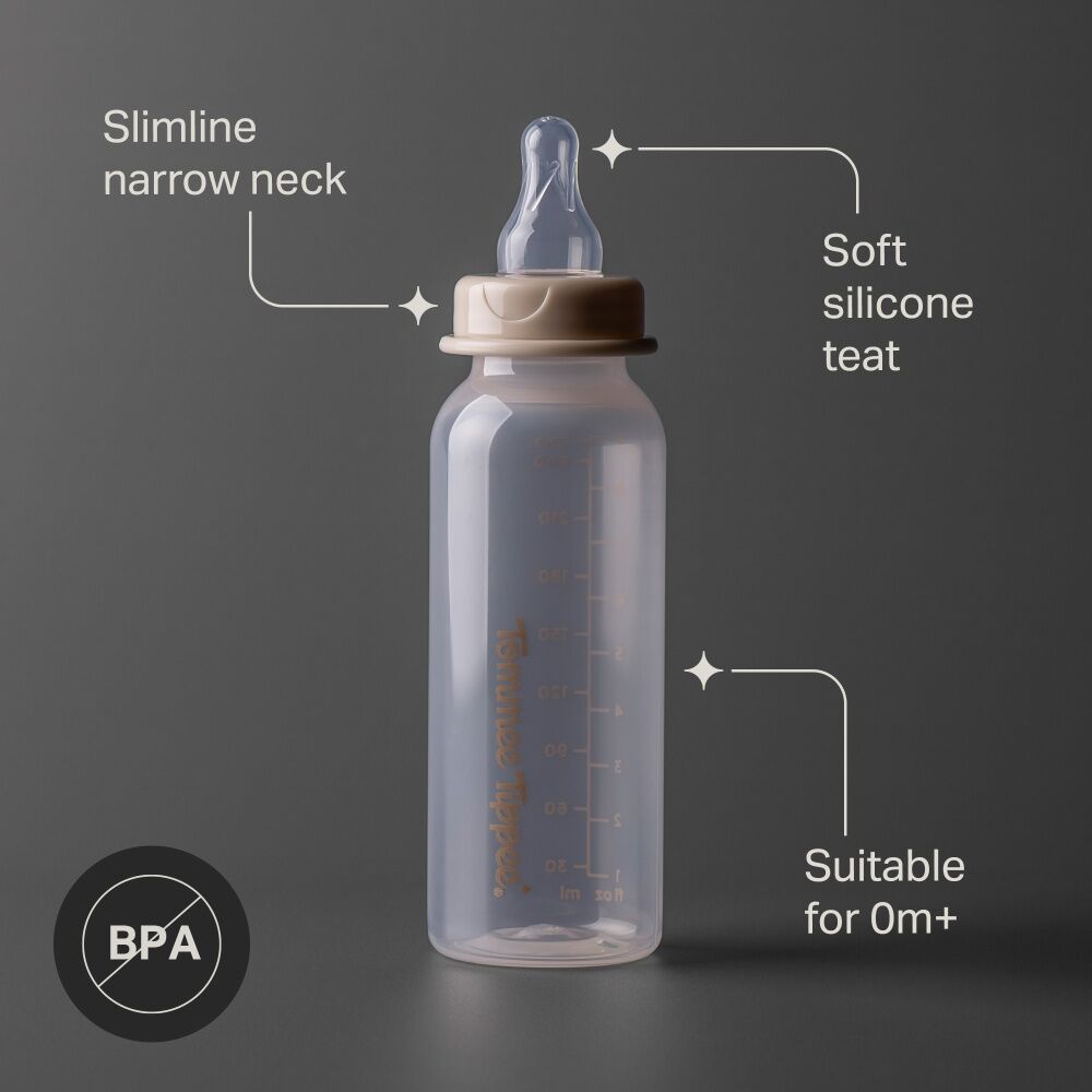 Tommee Tippee Natural Start Narrow Neck Baby Feeding Bottle Set 250ml (3 Pieces) — image 3