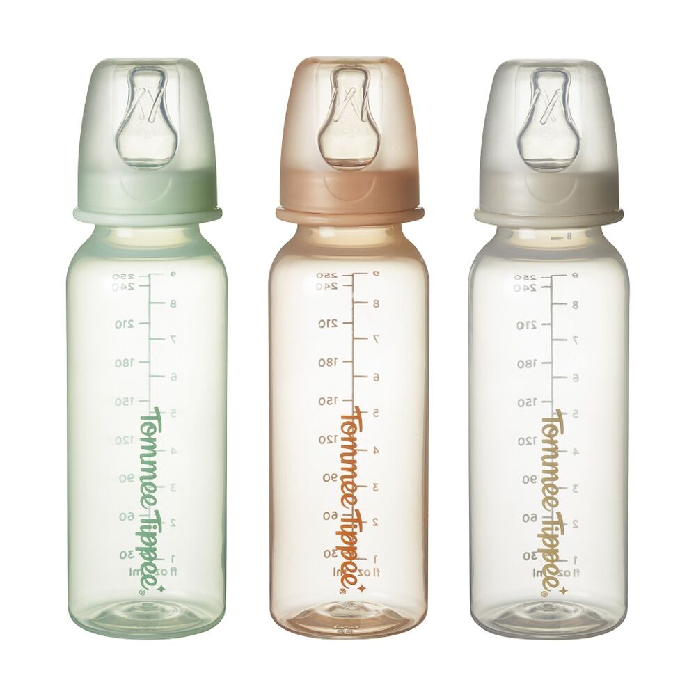 Tommee Tippee Natural Start Narrow Neck Baby Feeding Bottle Set 250ml (3 Pieces)
