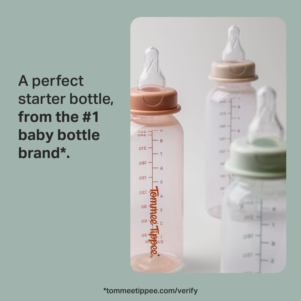 Tommee Tippee Natural Start Narrow Neck Baby Feeding Bottle Set 250ml (3 Pieces) — image 2
