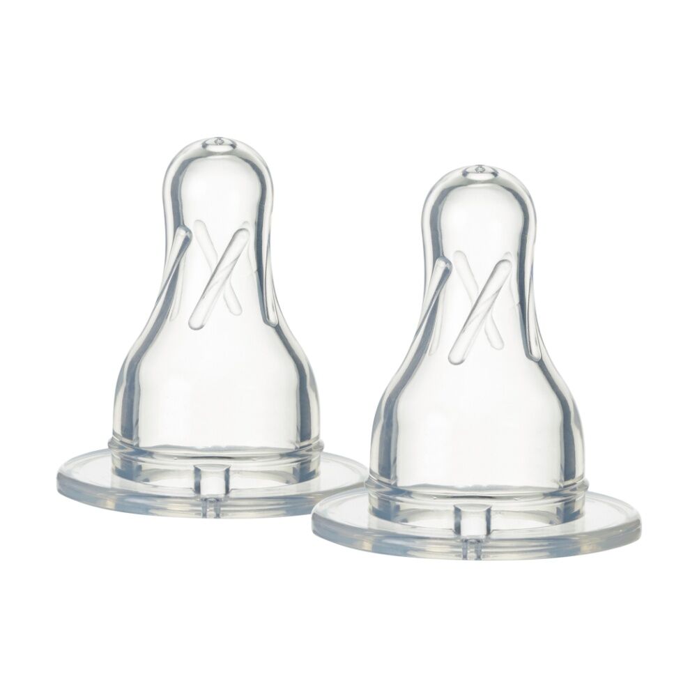 Tommee Tippee 2pc Tommee Tippee Narrow Neck Medium Flow Baby Bottle Teat Set 3 Months+ (4 Pack) — image 2