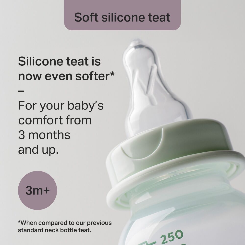 Tommee Tippee 2pc Tommee Tippee Narrow Neck Medium Flow Baby Bottle Teat Set 3 Months+ (4 Pack) — image 5