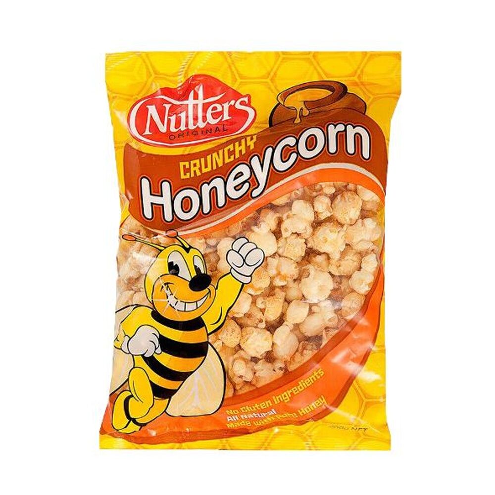 Nutters Original Honeycorn Popcorn 150g - Natural Honey Flavour - Crunchy Texture - Made With Real Honey - No Gluten Ingredients - Convenient Snack -