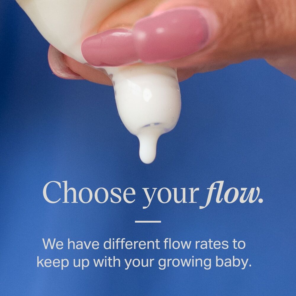 Tommee Tippee 2pc Tommee Tippee Natural Start Extra Slow Flow Baby Bottle Teat Set 0yrs+ (4 Pack) — image 6