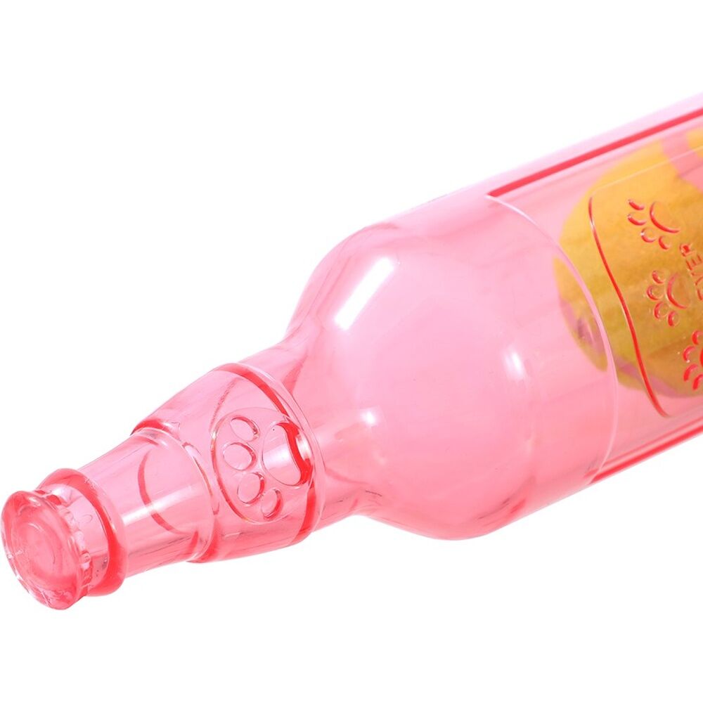 Paws and Claws TPR Bottle + Tennis Ball Toy Built-in Squeaker Assorted Colours 25x7.5cm Size — image 5