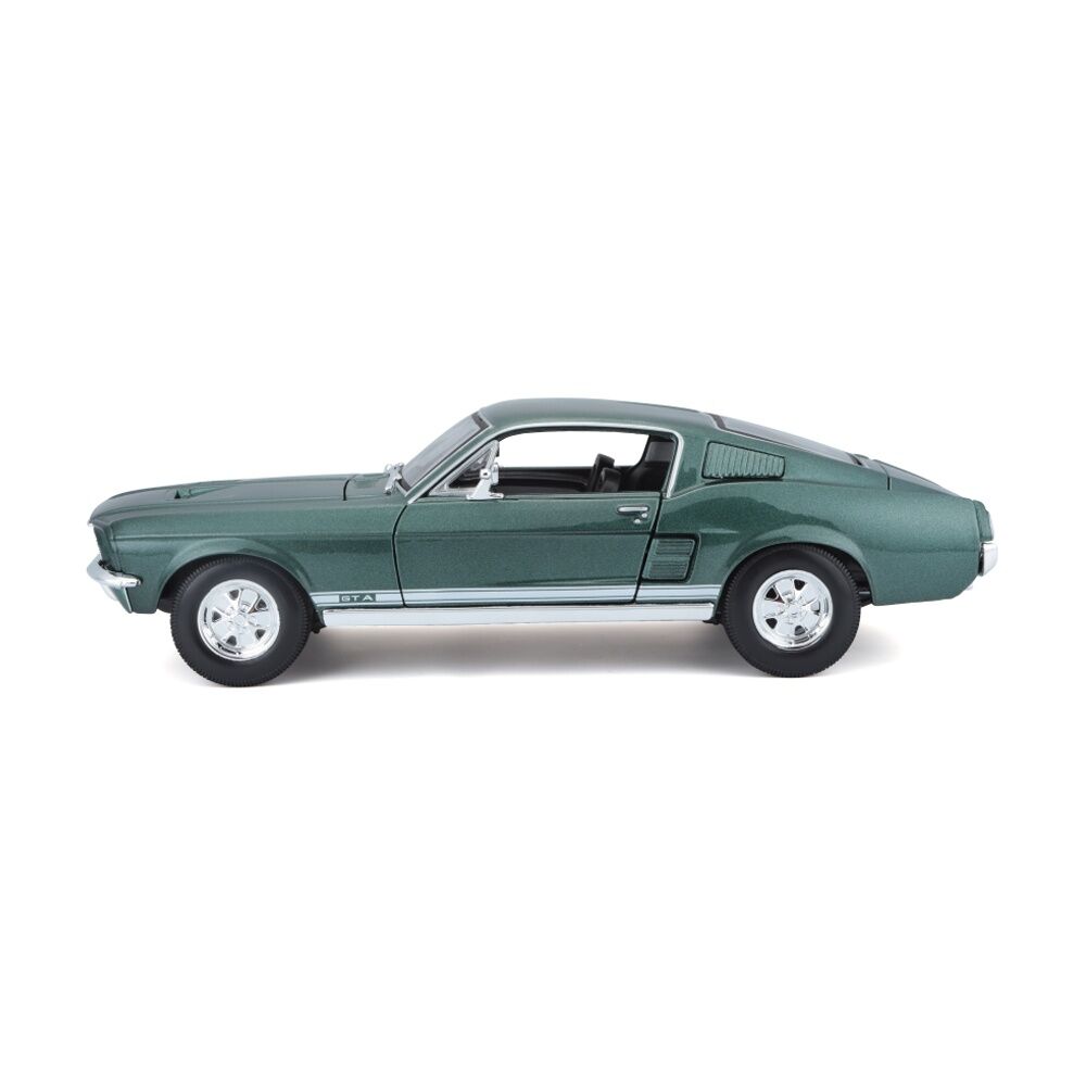 Maisto 1:18 1967 Ford Mustang Fastback Green Diecast Model Car Collectible Green — image 3