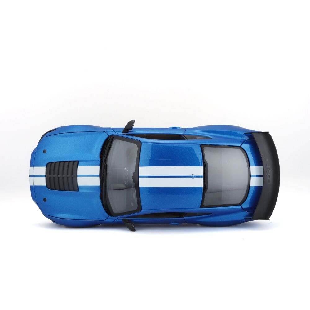 Maisto 1:18 2020 Ford Mustang Shelby GT500 CFTP Blue Diecast Model Car Blue — image 6