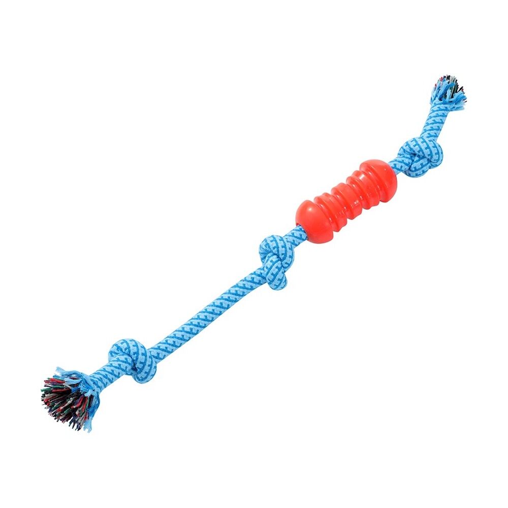Paws and Claws TPR Rope Baton Tugger Dog Toy Durable 37x15x1.7cm Assorted (6 Pack) — image 10